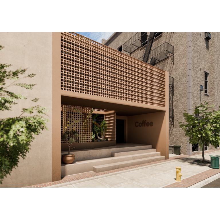 KUBO - 6X6 CURVE, COTTO, MATTE